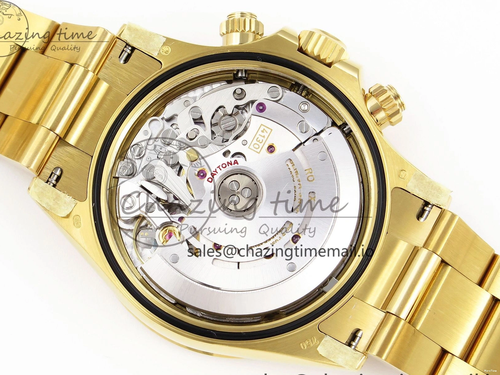 MiroTime 0101 Durable Daytona 116508 KING 1:1 Best Edition YG Black Dial on YG Bracelet SH 1907